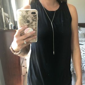 Kendra Scott long gold necklace